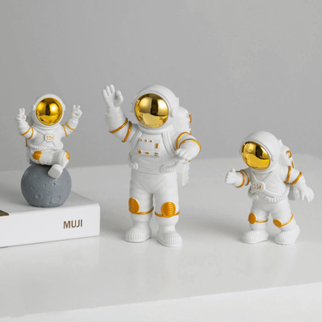 Astronaut Family Figurine
