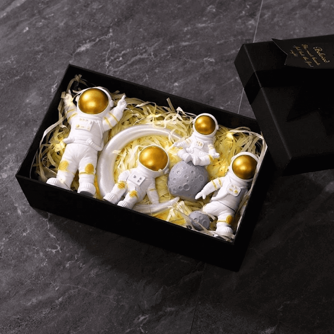 Astronaut Family Figurine