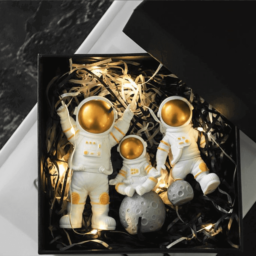 Astronaut Family Figurine