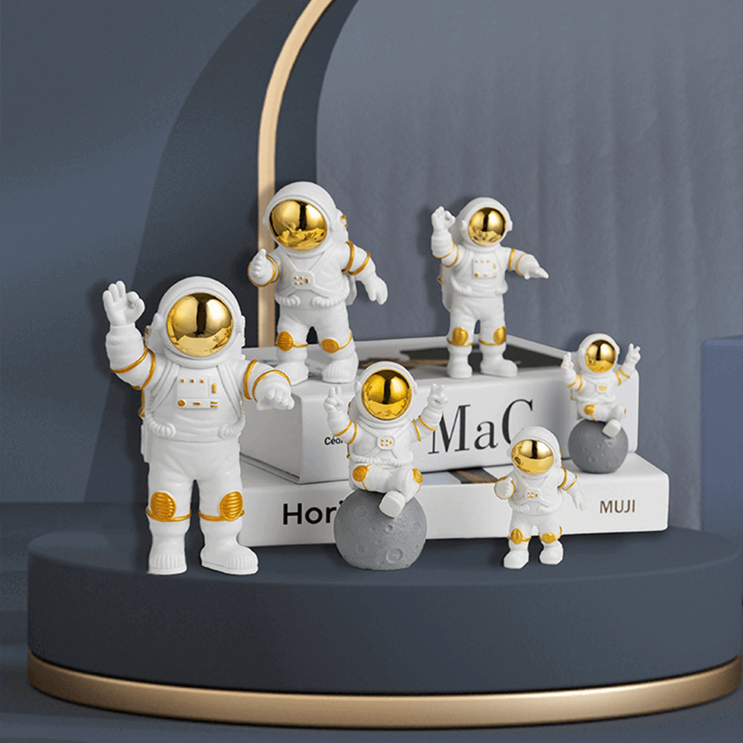 Astronaut Family Figurine