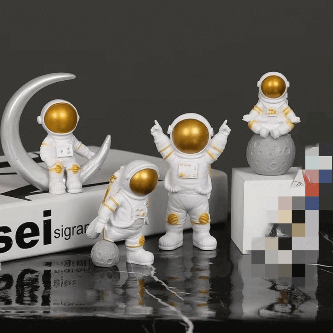 Astronaut Family Figurine
