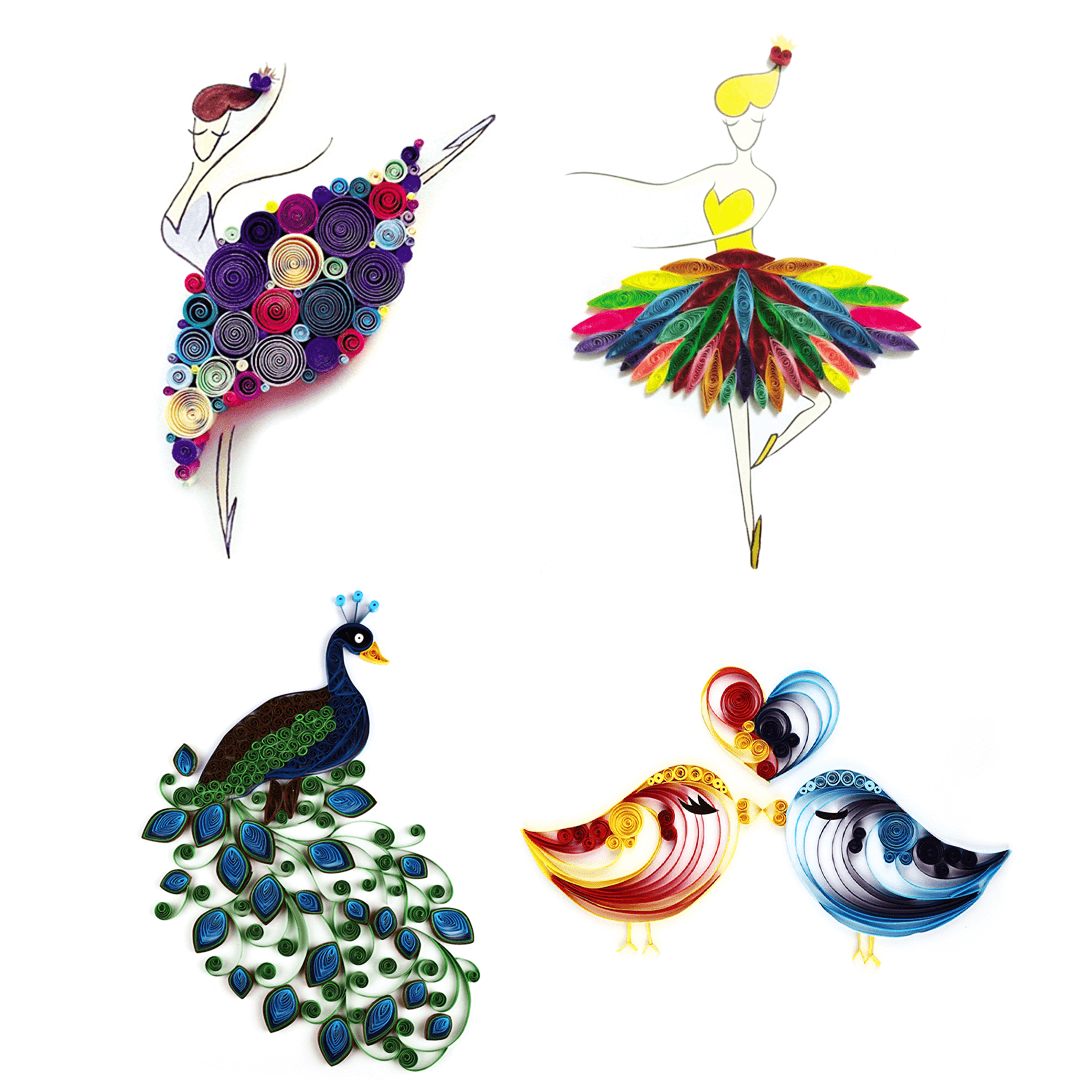 Paper Filigree Painting Kit