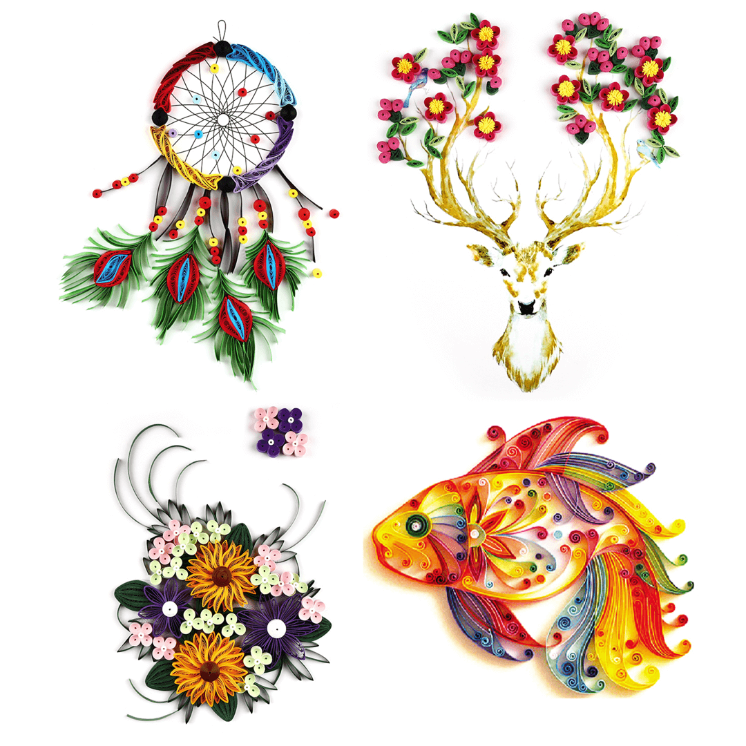 Paper Filigree Painting Kit